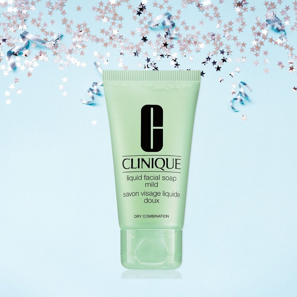 Clinique Liquid Facial Soap Mild Dry Combination 1oz/30ml
